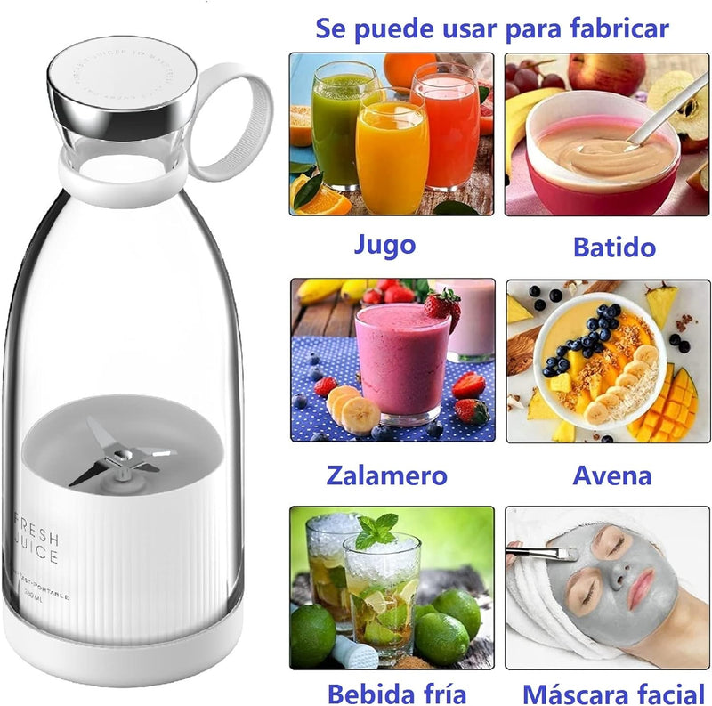 Blender Juice - Licuadora Tipo Botella Portátil